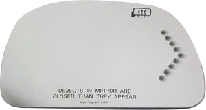 EXCURSION 01-05 MIRROR GLASS RH, Non-Towing, Heated, w/ Turn Signal, w/o BSD and Backing Plate