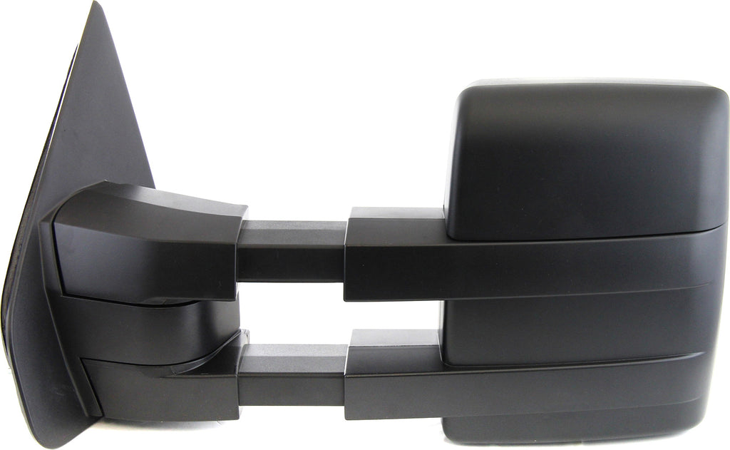 F-150 09-14 TOWING MIRROR LH, Power, Manual Folding, Heated, Textured, w/ Memory, Puddle Light, and Signal Light