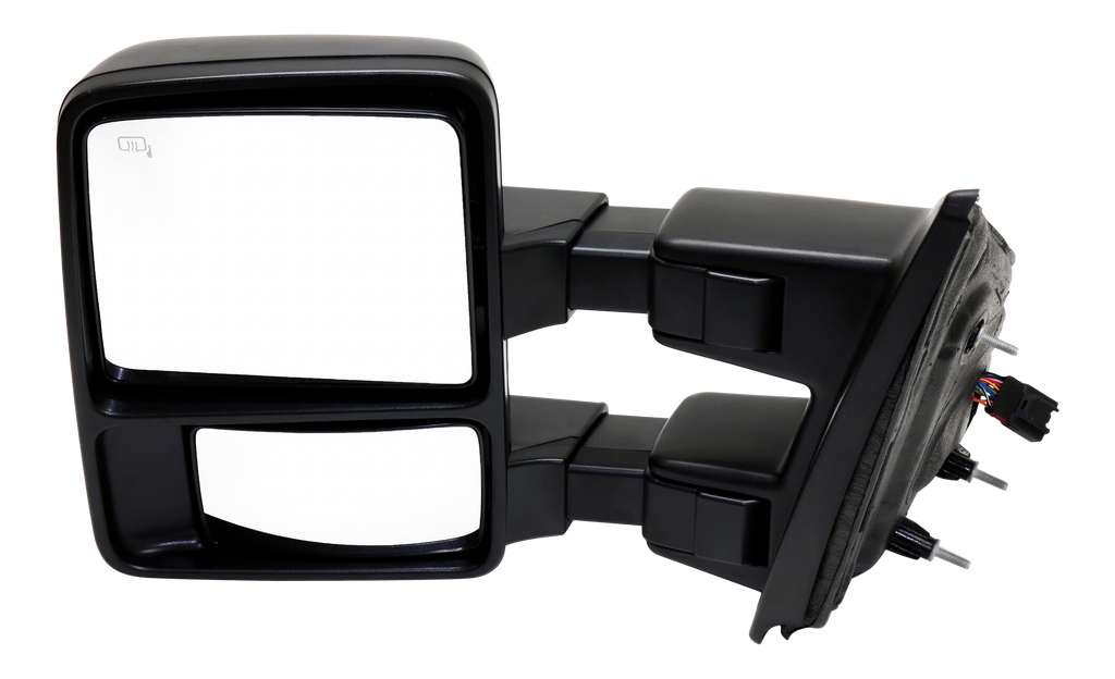 F-150 13-14 TOWING MIRROR LH, Power, Power Folding, Heated, Textured, w/ Memory and Signal Light, (Exc. SVT Raptor Model)
