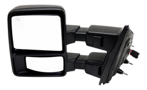 F-150 13-14 TOWING MIRROR LH, Power, Power Folding, Heated, Textured, w/ Memory and Signal Light, (Exc. SVT Raptor Model)