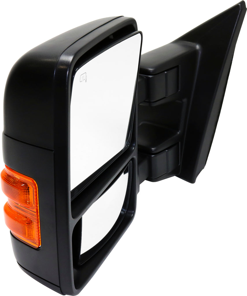 F-150 13-14 TOWING MIRROR LH, Power, Power Folding, Heated, Textured, w/ Memory and Signal Light, (Exc. SVT Raptor Model)