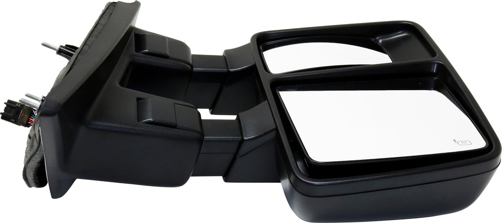 F-150 13-14 TOWING MIRROR LH, Power, Power Folding, Heated, Textured, w/ Memory and Signal Light, (Exc. SVT Raptor Model)