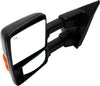 F-150 13-14 TOWING MIRROR LH, Power, Power Folding, Heated, Textured, w/ Memory and Signal Light, (Exc. SVT Raptor Model)
