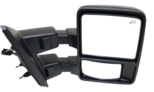 F-150 13-14 TOWING MIRROR RH, Power, Power Folding, Heated, Textured, w/ Memory and Signal Light, (Exc. SVT Raptor Model)