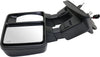 F-150 13-14 TOWING MIRROR RH, Power, Power Folding, Heated, Textured, w/ Memory and Signal Light, (Exc. SVT Raptor Model)