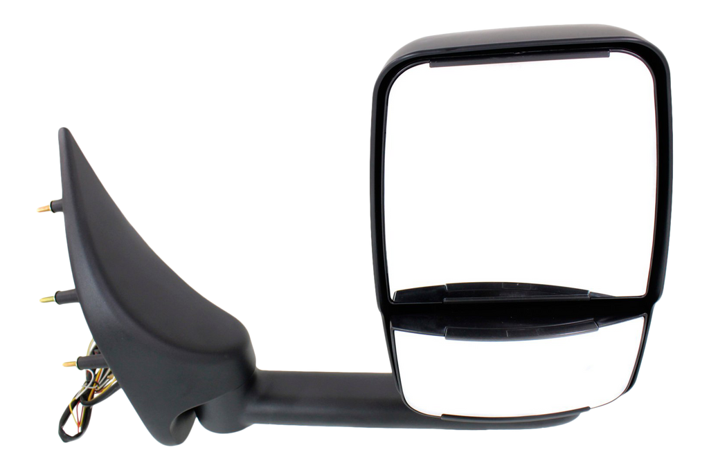 ECONOLINE VAN 02-14 TOWING MIRROR LH, Power, Manual Folding, Non-Heated, Paintable, w/o Auto-Dimming, BSD, In-housing Signal Light, and Memory