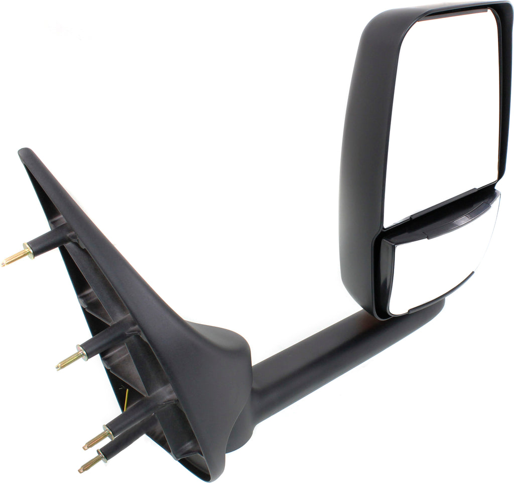 ECONOLINE VAN 02-14 TOWING MIRROR LH, Power, Manual Folding, Non-Heated, Paintable, w/o Auto-Dimming, BSD, In-housing Signal Light, and Memory