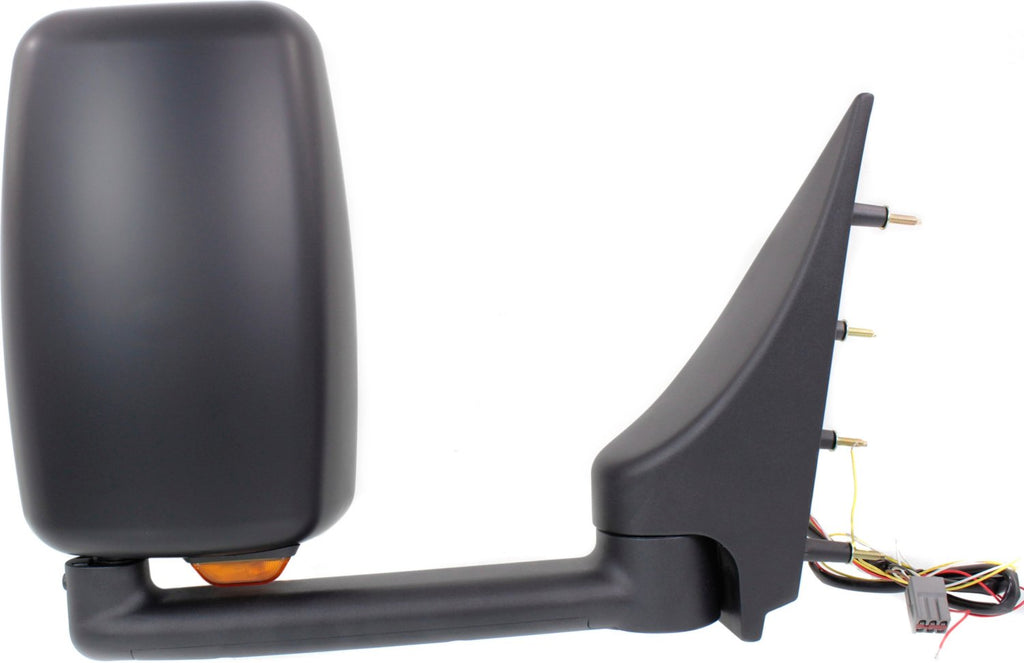 ECONOLINE VAN 02-14 TOWING MIRROR LH, Power, Manual Folding, Non-Heated, Paintable, w/o Auto-Dimming, BSD, In-housing Signal Light, and Memory
