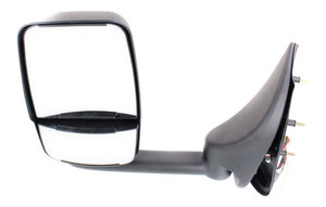 ECONOLINE VAN 02-14 TOWING MIRROR RH, Power, Manual Folding, Non-Heated, Paintable, w/o Auto-Dimming, BSD, In-housing Signal Light, and Memory