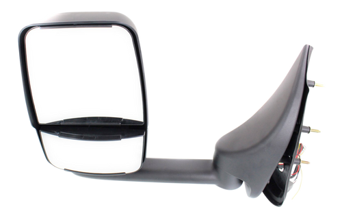 ECONOLINE VAN 02-14 TOWING MIRROR RH, Power, Manual Folding, Non-Heated, Paintable, w/o Auto-Dimming, BSD, In-housing Signal Light, and Memory