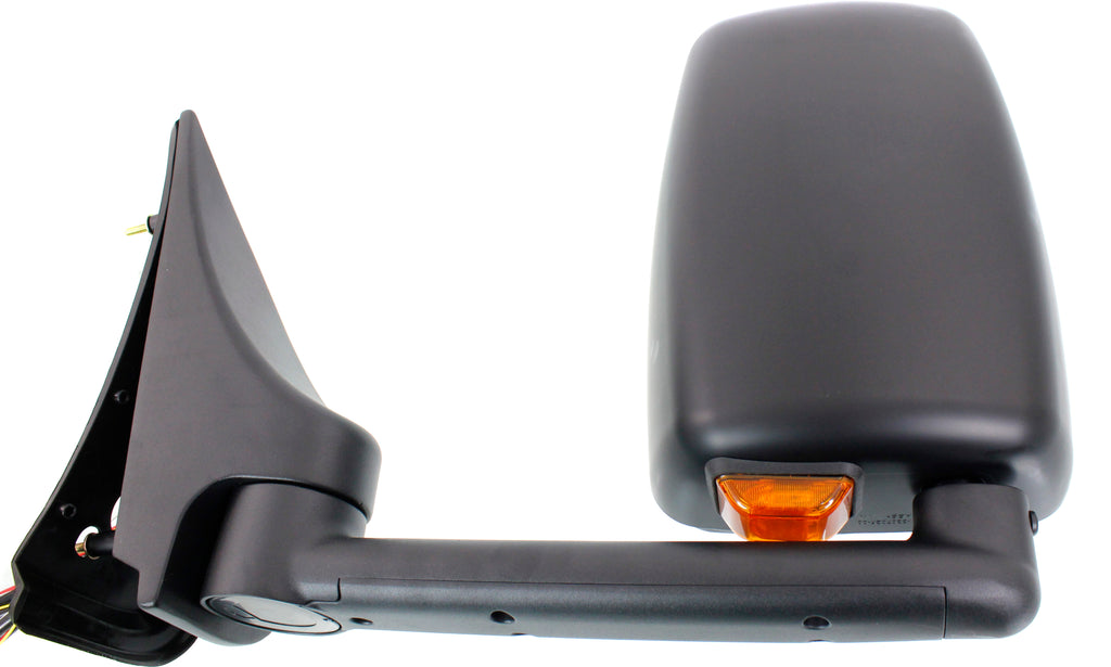 ECONOLINE VAN 02-14 TOWING MIRROR RH, Power, Manual Folding, Non-Heated, Paintable, w/o Auto-Dimming, BSD, In-housing Signal Light, and Memory