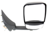 ECONOLINE VAN 02-14 TOWING MIRROR LH, Manual Adjust, Manual Folding, Non-Heated, Paintable, w/o Auto-Dimming, BSD, In-housing Signal Light, and Memory