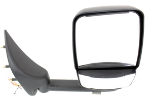 ECONOLINE VAN 02-14 TOWING MIRROR LH, Manual Adjust, Manual Folding, Non-Heated, Paintable, w/o Auto-Dimming, BSD, In-housing Signal Light, and Memory