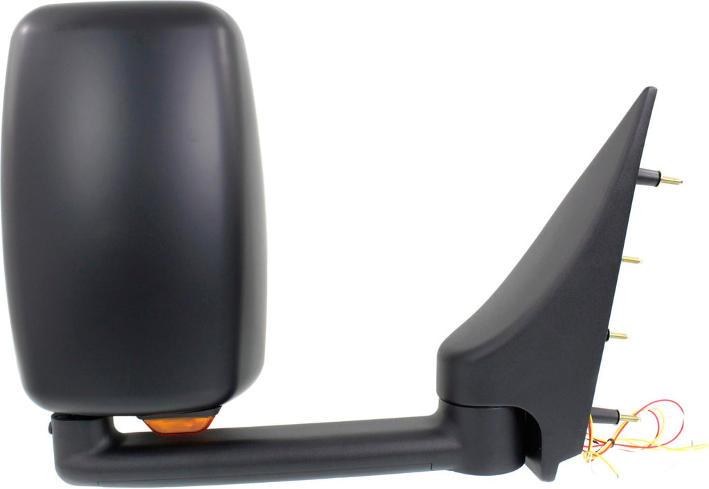 ECONOLINE VAN 02-14 TOWING MIRROR LH, Manual Adjust, Manual Folding, Non-Heated, Paintable, w/o Auto-Dimming, BSD, In-housing Signal Light, and Memory