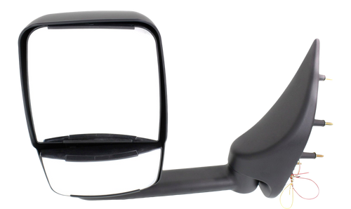 ECONOLINE VAN 02-14 TOWING MIRROR RH, Manual Adjust, Manual Folding, Non-Heated, Paintable, w/o Auto-Dimming, BSD, In-housing Signal Light, and Memory