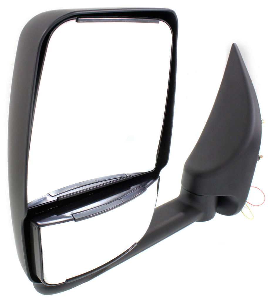 ECONOLINE VAN 02-14 TOWING MIRROR RH, Manual Adjust, Manual Folding, Non-Heated, Paintable, w/o Auto-Dimming, BSD, In-housing Signal Light, and Memory