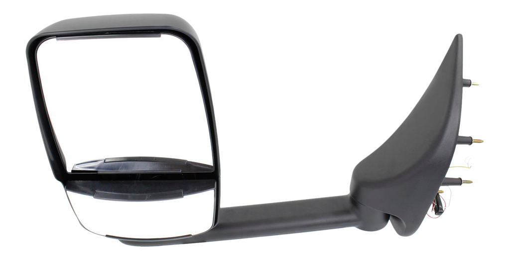 ECONOLINE VAN 02-14 TOWING MIRROR RH, Power, Manual Folding, Non-Heated, Paintable, w/o Auto-Dimming, BSD, In-housing Signal Light, and Memory