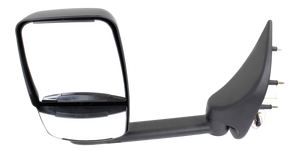 ECONOLINE VAN 02-14 TOWING MIRROR RH, Power, Manual Folding, Non-Heated, Paintable, w/o Auto-Dimming, BSD, In-housing Signal Light, and Memory
