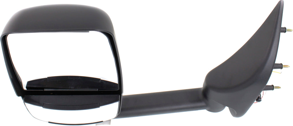 ECONOLINE VAN 02-14 TOWING MIRROR RH, Power, Manual Folding, Non-Heated, Paintable, w/o Auto-Dimming, BSD, In-housing Signal Light, and Memory