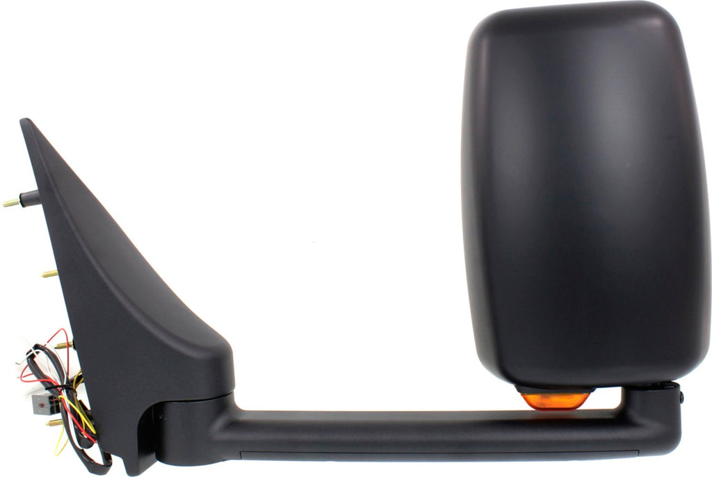 ECONOLINE VAN 02-14 TOWING MIRROR RH, Power, Manual Folding, Non-Heated, Paintable, w/o Auto-Dimming, BSD, In-housing Signal Light, and Memory