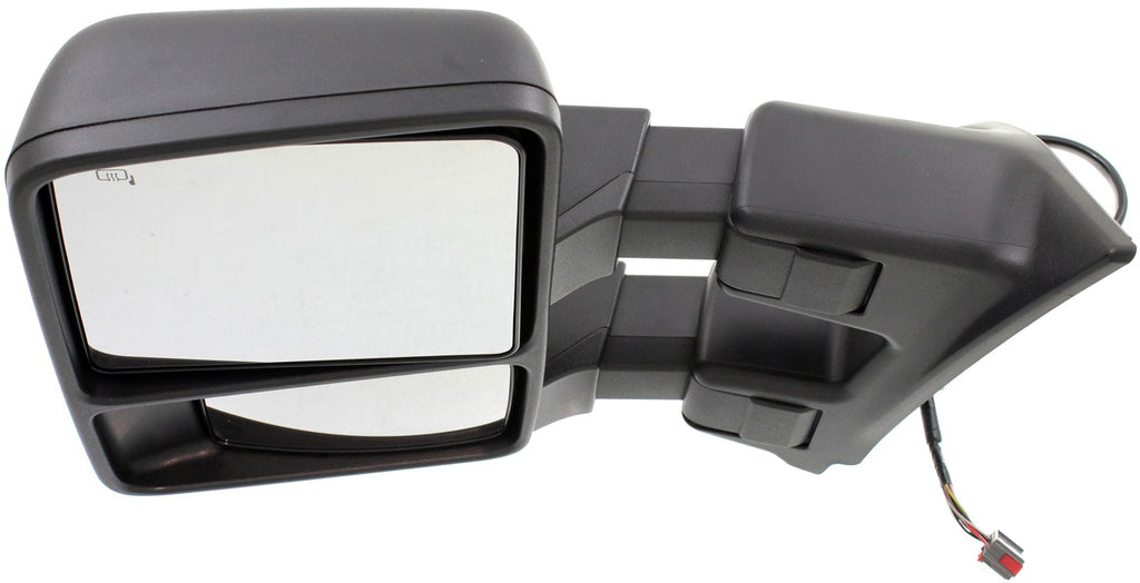 F-SERIES SUPER DUTY 08-10 TOWING MIRROR LH, Power, Manual Folding, Heated, Textured, w/ Memory and Signal Light