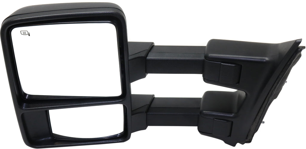 F-SERIES SUPER DUTY 08-10 TOWING MIRROR LH, Power, Manual Folding, Heated, Textured, w/ Memory and Signal Light