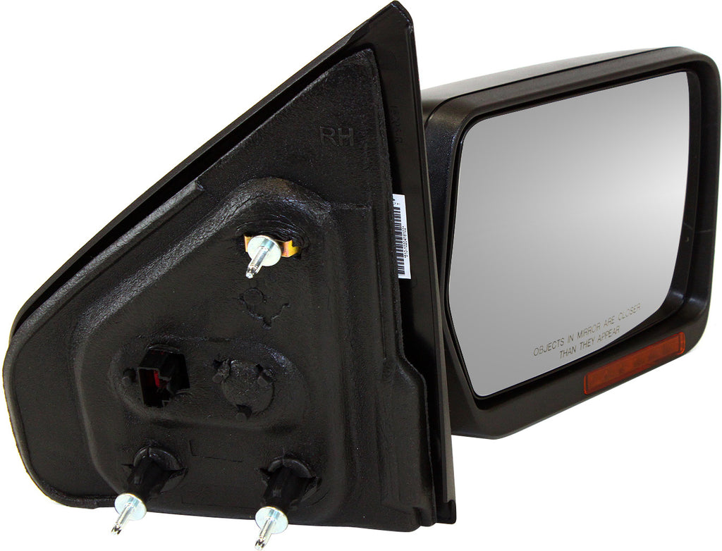 F-150 07-08 MIRROR RH, Non-Towing, Power, Power Folding, Heated, Textured, w/ In-housing Signal Light, w/o Auto Dimming, BSD, and Memory