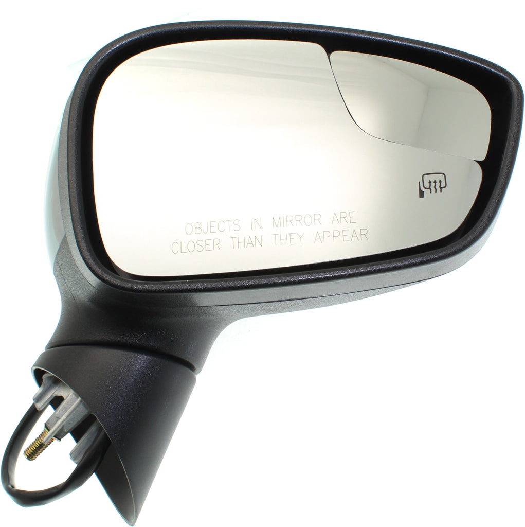 FIESTA 11-13 MIRROR RH, Power, Manual Folding, Heated, Paintable, w/ Blind Spot Glass, w/o Signal Light, HB/Sedan