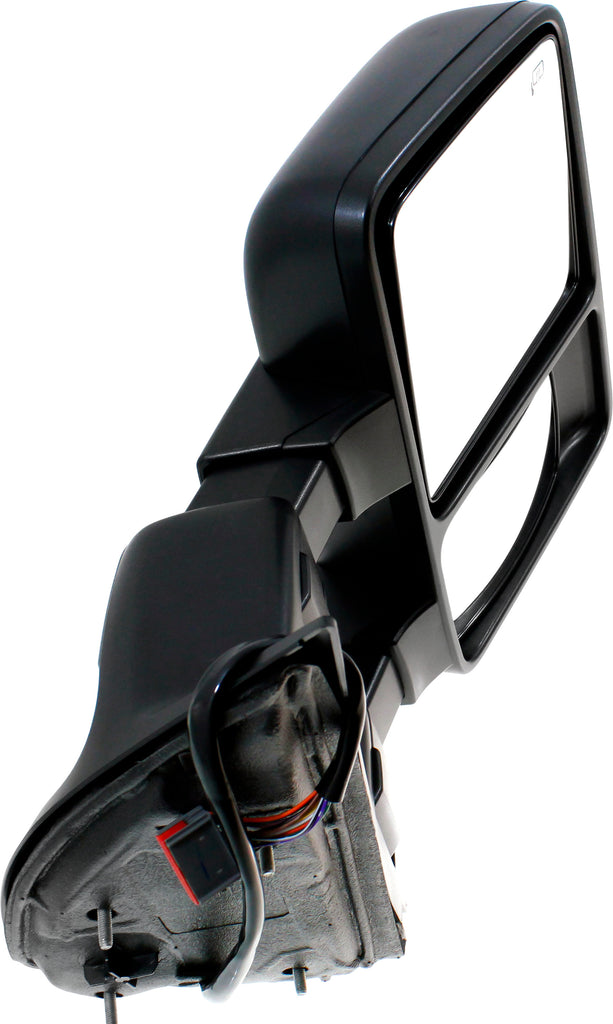 F-SERIES SUPER DUTY 08-09 TOWING MIRROR RH, Power, Power Folding, Heated, Textured, w/ Auto Extend and Signal Light, w/o Memory, w/ Side Maker