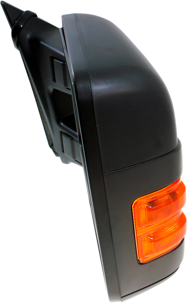 F-SERIES SUPER DUTY 08-09 TOWING MIRROR RH, Power, Power Folding, Heated, Textured, w/ Auto Extend and Signal Light, w/o Memory, w/ Side Maker
