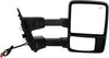 F-SERIES SUPER DUTY 08-09 TOWING MIRROR RH, Power, Power Folding, Heated, Textured, w/ Auto Extend and Signal Light, w/o Memory, w/ Side Maker