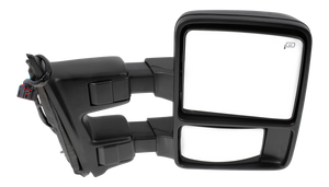 F-SERIES SUPER DUTY 10-12 TOWING MIRROR RH, Power, Power Folding, Heated, Textured, w/ Auto Extend and Signal Light, w/o Memory, w/ Side Marker