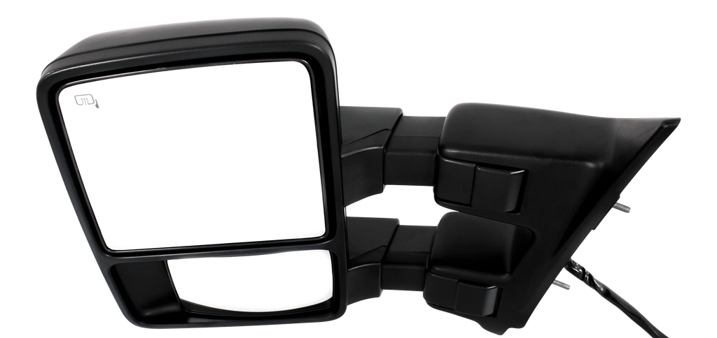 F-SERIES SUPER DUTY 08-09 TOWING MIRROR LH, Power, Power Folding, Heated, Textured, w/ Auto Extend, Memory, and Signal Light
