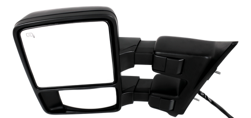 F-SERIES SUPER DUTY 08-09 TOWING MIRROR LH, Power, Power Folding, Heated, Textured, w/ Auto Extend, Memory, and Signal Light