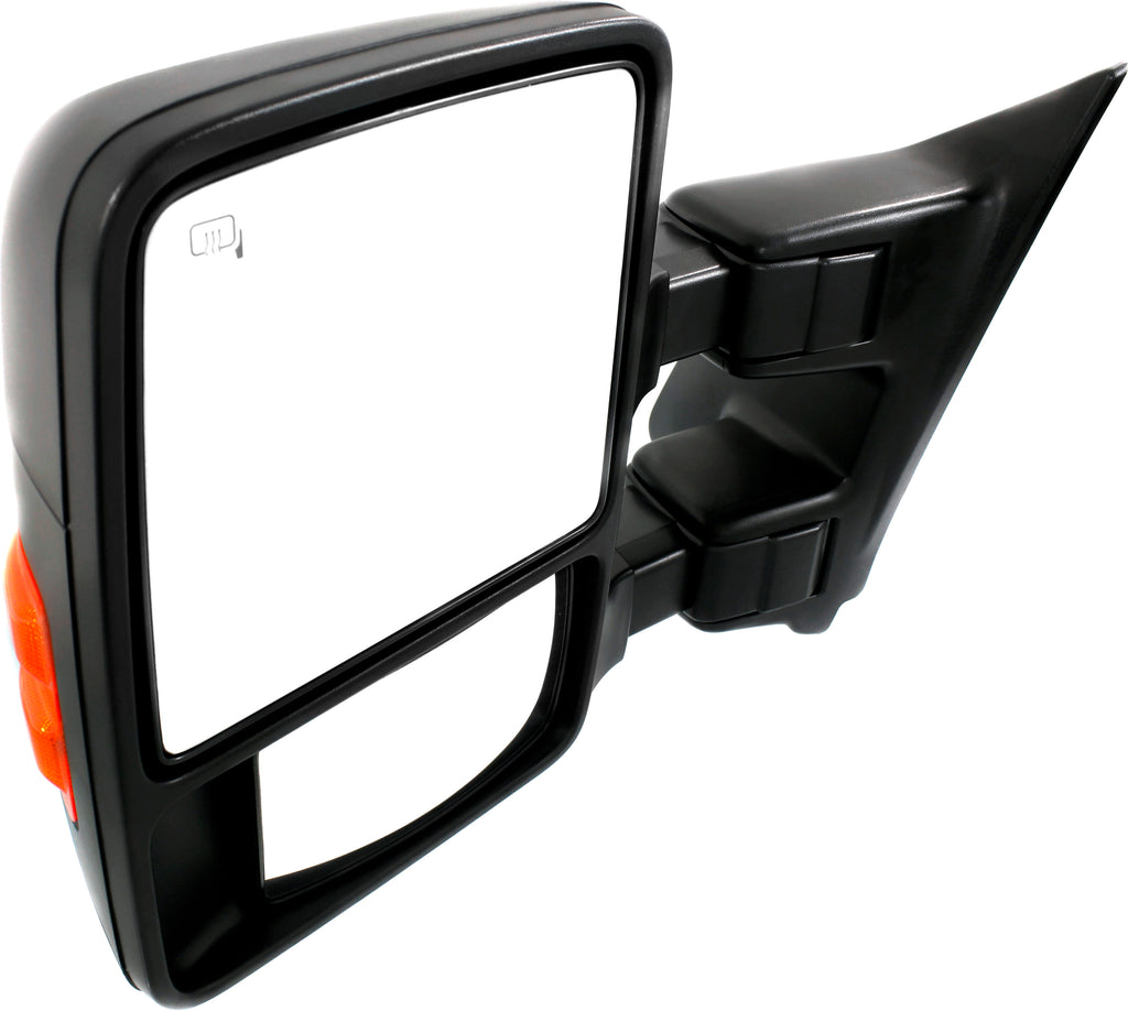 F-SERIES SUPER DUTY 08-09 TOWING MIRROR LH, Power, Power Folding, Heated, Textured, w/ Auto Extend, Memory, and Signal Light
