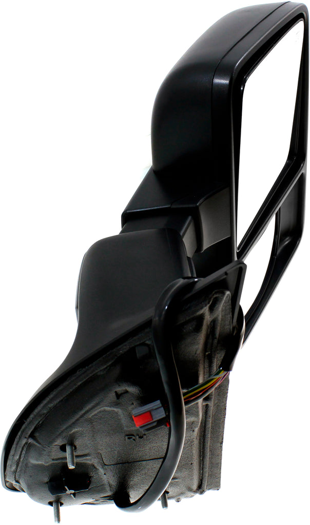 F-SERIES SUPER DUTY 08-09 TOWING MIRROR RH, Power, Power Folding, Heated, Textured, w/ Auto Extend, Memory, and Signal Light