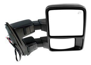 F-SERIES SUPER DUTY 11-12 TOWING MIRROR RH, Power, Power Folding, Heated, Textured, w/ Auto Extend, Memory, Signal Light, and Temp Sensor