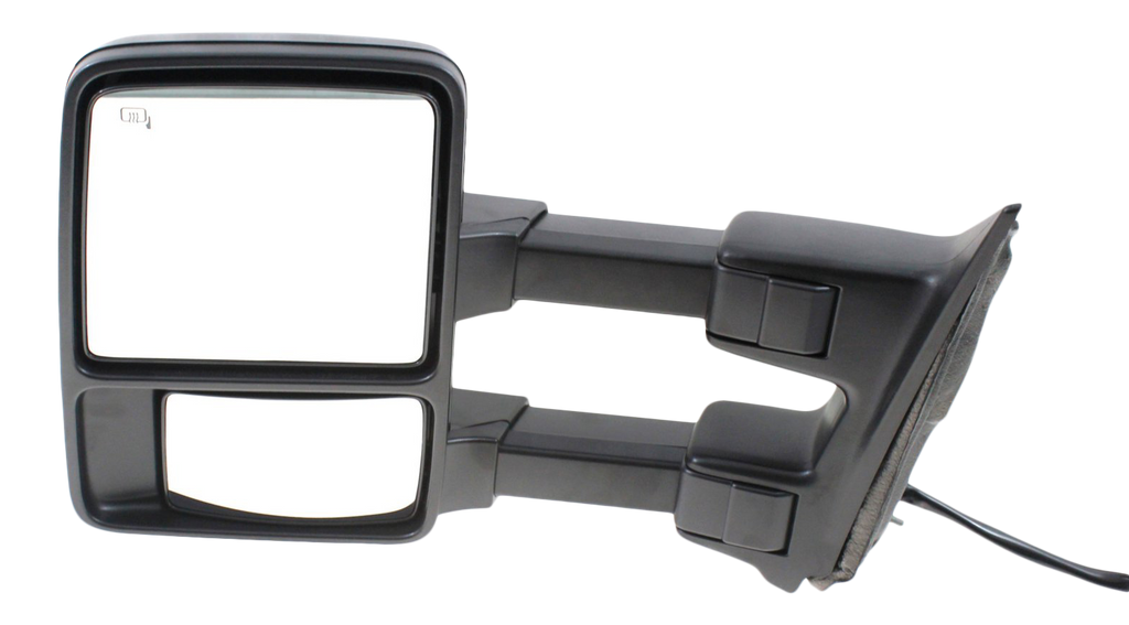 F-SERIES SUPER DUTY 08-09 TOWING MIRROR LH, Power, Power Folding, Heated, Chrome/Paintable, 2 Caps, w/ Auto Extend and Signal Light, w/o Memory
