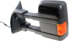 F-SERIES SUPER DUTY 08-09 TOWING MIRROR LH, Power, Power Folding, Heated, Chrome/Paintable, 2 Caps, w/ Auto Extend and Signal Light, w/o Memory