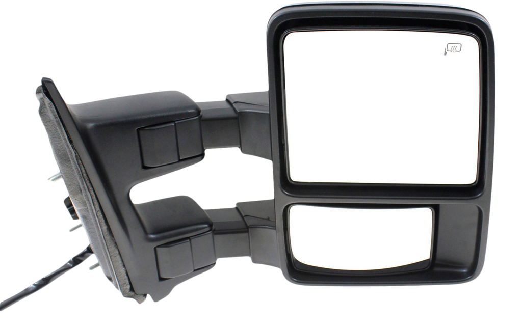 F-SERIES SUPER DUTY 08-09 TOWING MIRROR RH, Power, Power Folding, Heated, Chrome/Paintable, 2 Caps, w/ Auto Extend and Signal Light, w/o Memory
