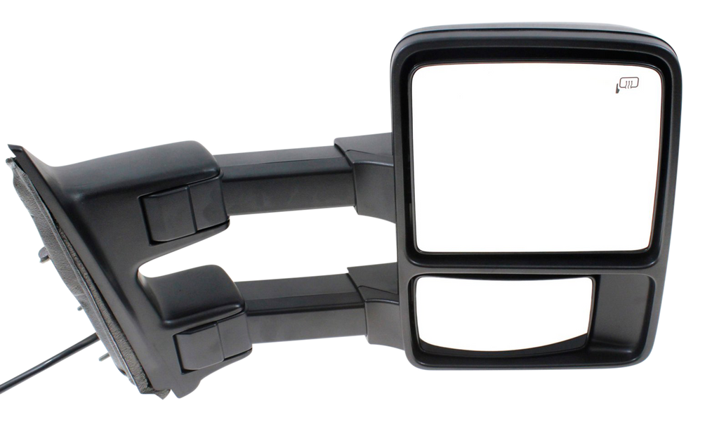 F-SERIES SUPER DUTY 10-10 TOWING MIRROR RH, Power, Power Folding, Heated, Chrome/Paintable, 2 Caps, w/ Auto Extend and Signal Light, w/o Memory