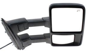 F-SERIES SUPER DUTY 10-10 TOWING MIRROR RH, Power, Power Folding, Heated, Chrome/Paintable, 2 Caps, w/ Auto Extend and Signal Light, w/o Memory
