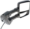 F-SERIES SUPER DUTY 10-10 TOWING MIRROR RH, Power, Power Folding, Heated, Chrome/Paintable, 2 Caps, w/ Auto Extend and Signal Light, w/o Memory