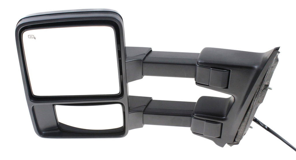 F-SERIES SUPER DUTY 08-09 TOWING MIRROR LH, Power, Power Folding, Heated, Chrome/Paintable, 2 Caps, w/ Auto Extend, Memory, and Signal Light