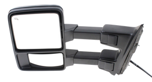 F-SERIES SUPER DUTY 08-09 TOWING MIRROR LH, Power, Power Folding, Heated, Chrome/Paintable, 2 Caps, w/ Auto Extend, Memory, and Signal Light