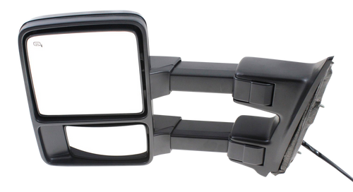 F-SERIES SUPER DUTY 08-09 TOWING MIRROR LH, Power, Power Folding, Heated, Chrome/Paintable, 2 Caps, w/ Auto Extend, Memory, and Signal Light