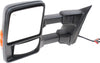 F-SERIES SUPER DUTY 08-09 TOWING MIRROR LH, Power, Power Folding, Heated, Chrome/Paintable, 2 Caps, w/ Auto Extend, Memory, and Signal Light