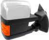 F-SERIES SUPER DUTY 08-09 TOWING MIRROR RH, Power, Power Folding, Heated, Chrome/Paintable, 2 Caps, w/ Auto Extend, Memory, and Signal Light