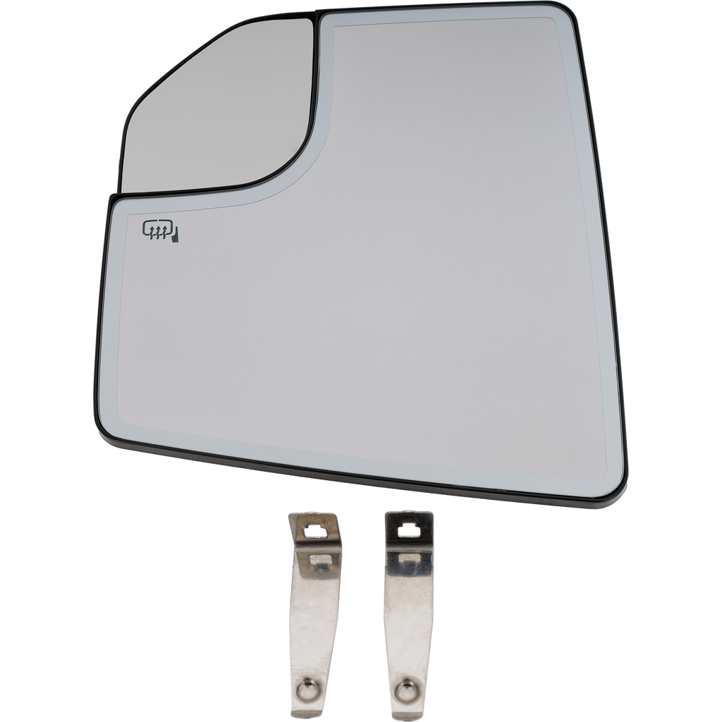 F-150 15-20 MIRROR GLASS LH, Non-Towing, Heated, w/ Blind Spot Glass and Auto-Dimming, w/o Memory