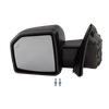 F-150 15-16 MIRROR LH, Non-Towing, Power, Manual Folding, Heated, Textured, w/ BSD, Side Object Sensor, and Signal Light, w/o Auto Dimming and Memory, Crew/Extended Cab